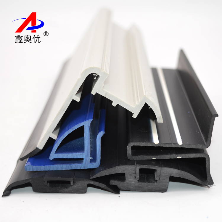 鑫奥优生产 pvc挤出型材 硬质异型封边条 橡塑定做塑料异型材