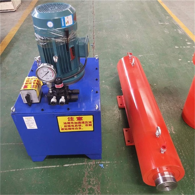 中旺 非开挖小型顶管机 顶管千斤顶 液压水泥管顶