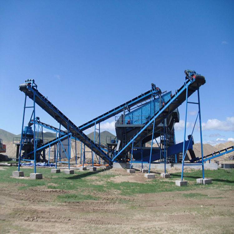 砂石生产线设备 人工制砂生产机械 制砂工艺流程矿石破机