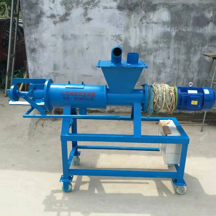 干湿固液分离设备 养殖场固液脱水机 可连续使用 处理量大出粪干