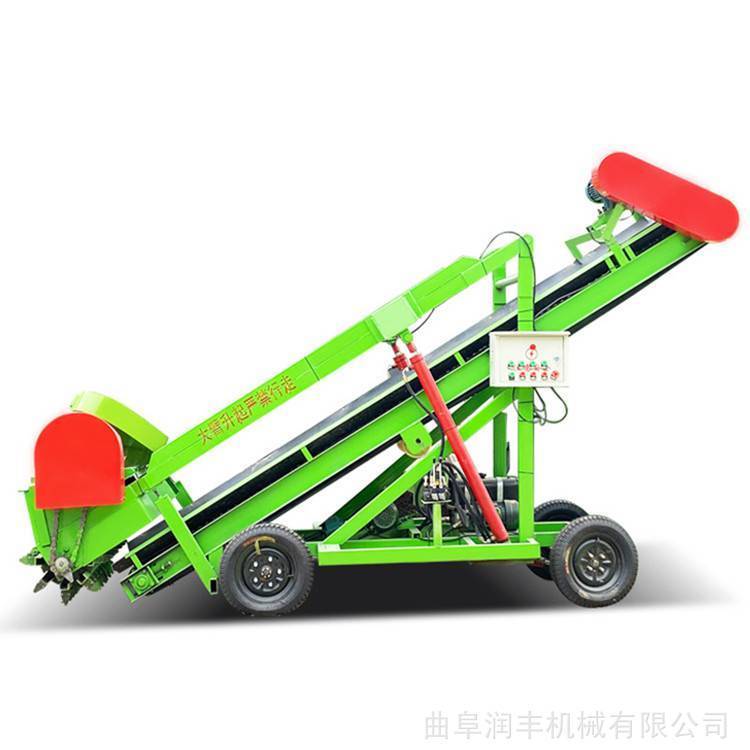 移动式装草料进车用取草机 牧场用四米扒料机 饲草料用取料机