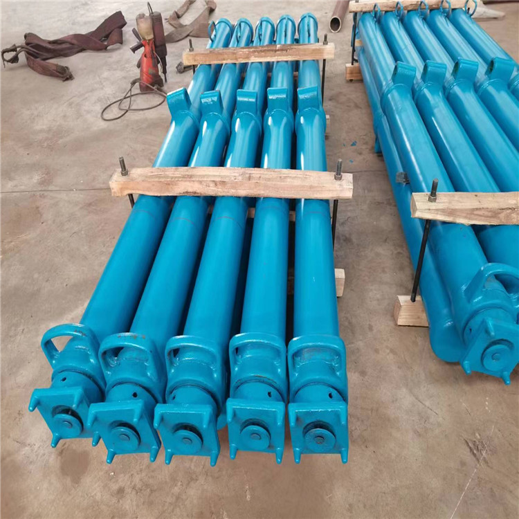 DWX2.8m悬浮式单体液压支柱 单根重量可定制 蓝色支护柱子