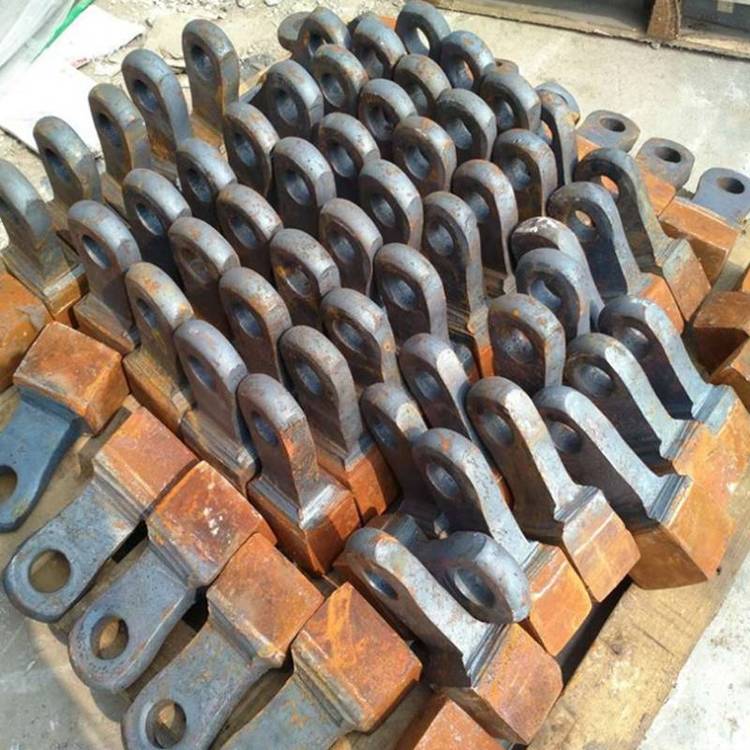 小型锤式破机高锰钢锤头 反击式制砂机硬榔头 石机筛网