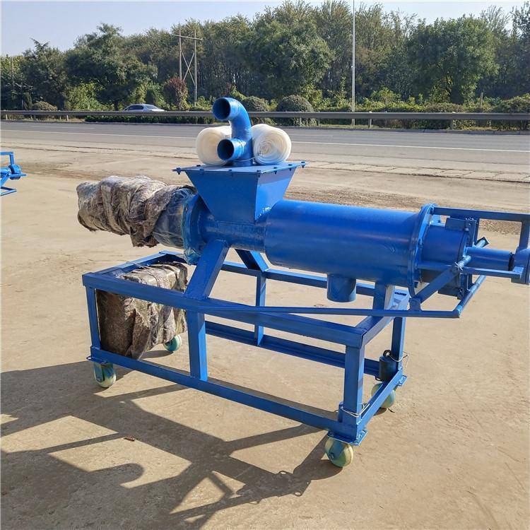 螺旋挤渣机 斜筛式固液分离机 猪粪脱水机