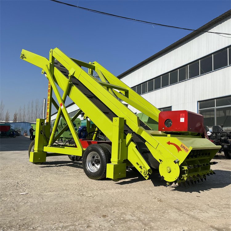 牛场高低升降式扒草机 养殖场料坑扒取机 电动高空五米取料机