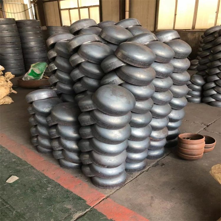 304不锈钢封头工业级平底椭圆型焊接堵头工业圆型管帽腾泰管道