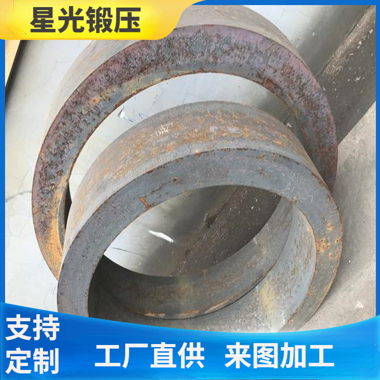 定制锻造带径对焊法兰 碳钢高压法兰片 来图定制