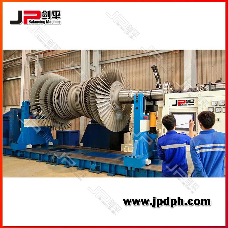 剑平平衡机 用于超大型100吨 电机 筛网 汽轮机 多级泵转子动平衡测试