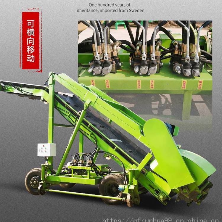 能横向移动的青贮取料机 升降自如的抓草机 畜牧养殖取草机