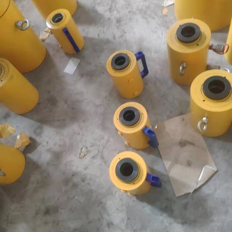 广东湛江 桥梁预应力YDC65吨穿心式千斤顶 预应力一拖二智能张拉机 云南迪庆