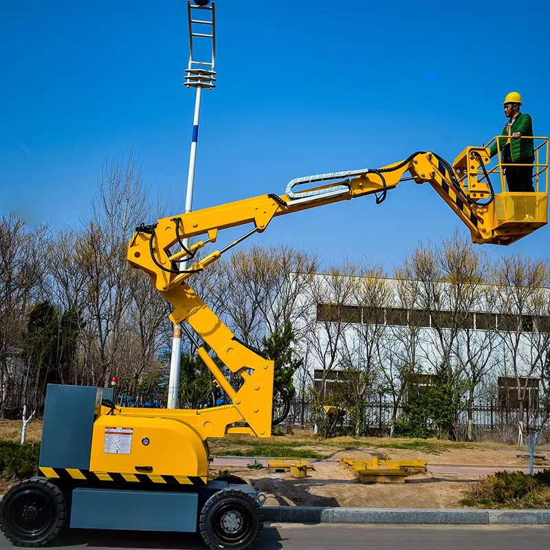 自行走曲臂式高空作业升降车电动液压检修曲臂升降平台登高车